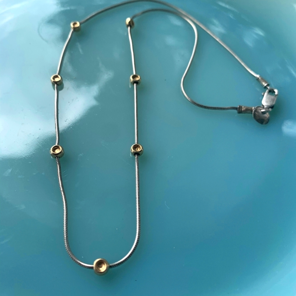 Silver and Gold Necklaces